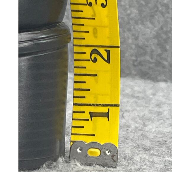 Thom McAnn Black Leather Monk Strap Buckle 2" Heel Slip On Loafer Women 7.5 - Picture 11 of 11